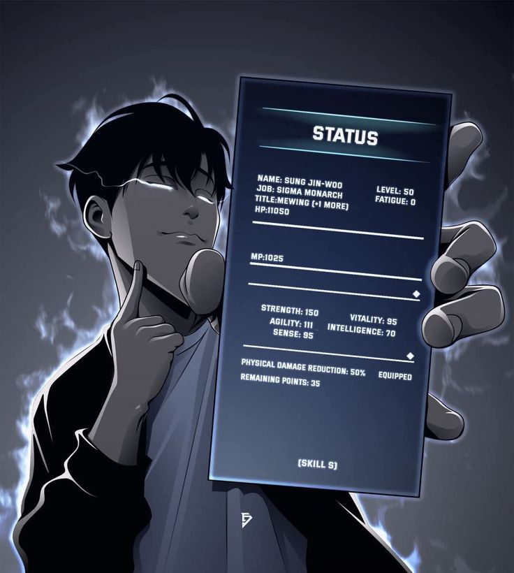 Jin Woo with System Interface